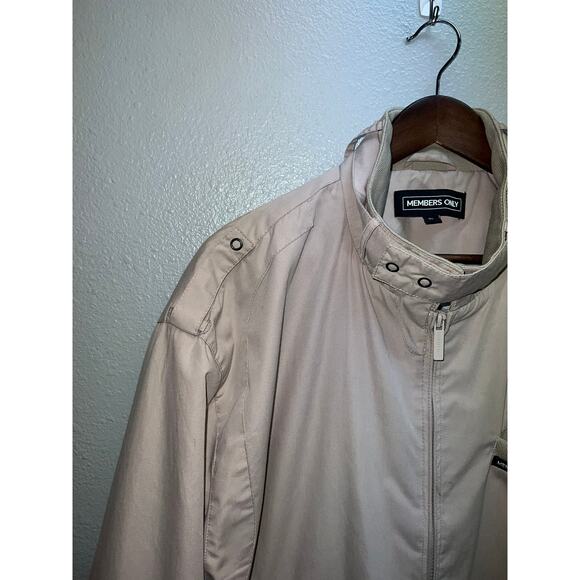 Members Only Racing Jacket Iconic Racer Brown Full Zip Outerwear X-Large XL - Picture 5 of 13